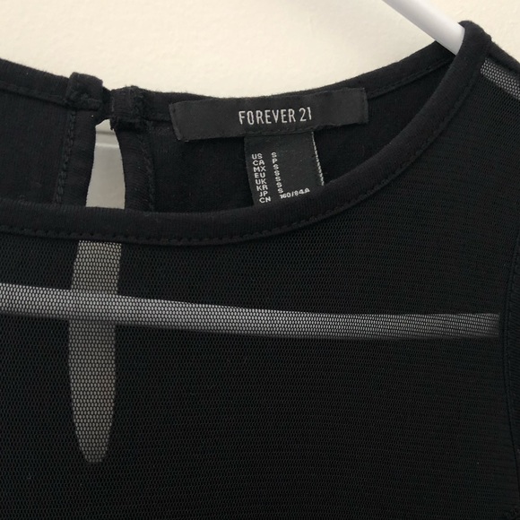 Black Mesh Bodysuit - Picture 3 of 6